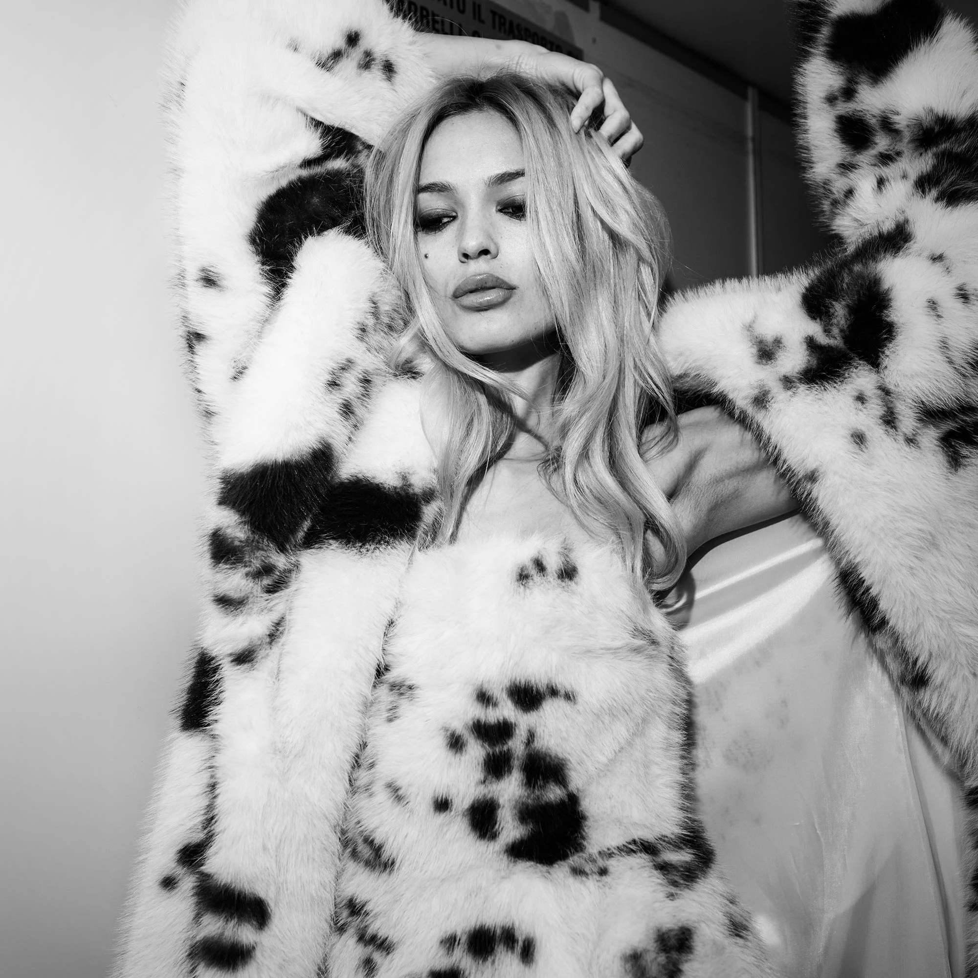 Aniye Records FW 26-27 FUR DRESS TAYLOR
