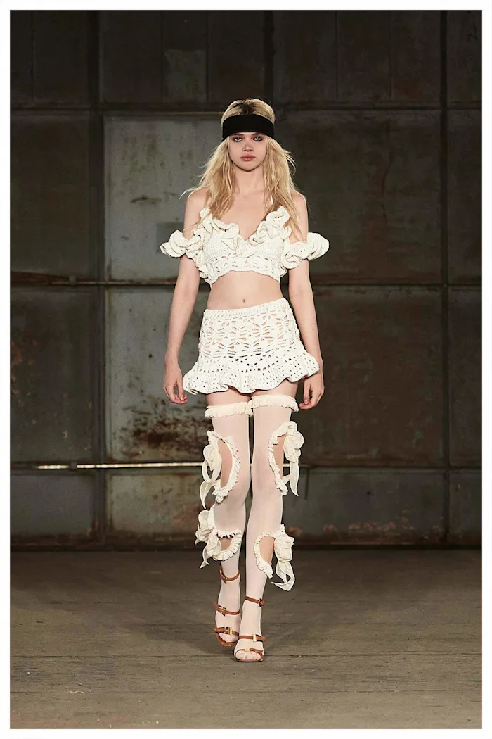 Aniye Records SS26 RUFFLE TOP MABEL Aniye Records